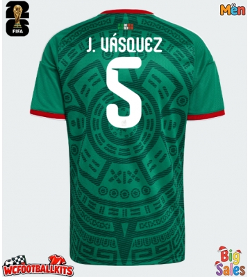 Mexico Johan Vasquez #5 Replica Home Stadium Shirt World Cup 2026 Short Sleeve